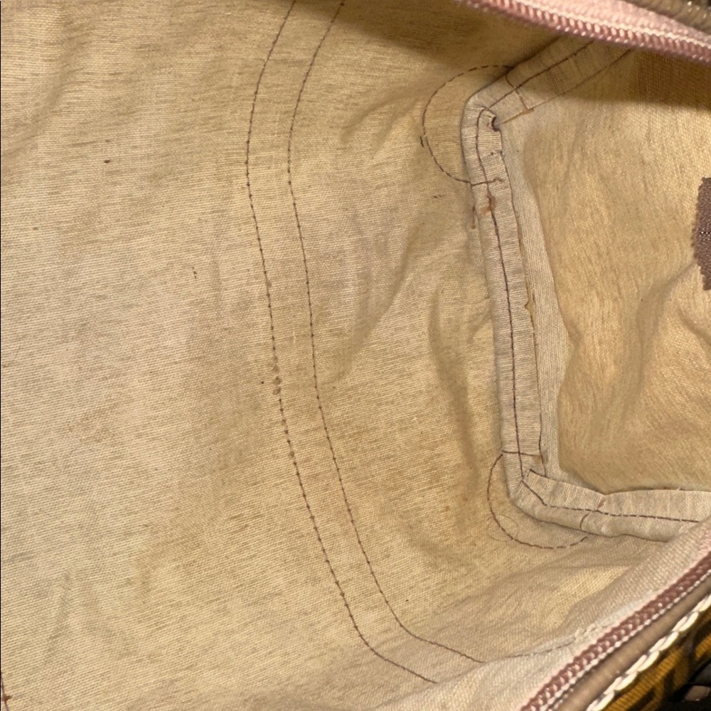Fendi Tan and Brown Monogram Handbag PRE-OWNED. PROJECT BAG. - Picture 11 of 17